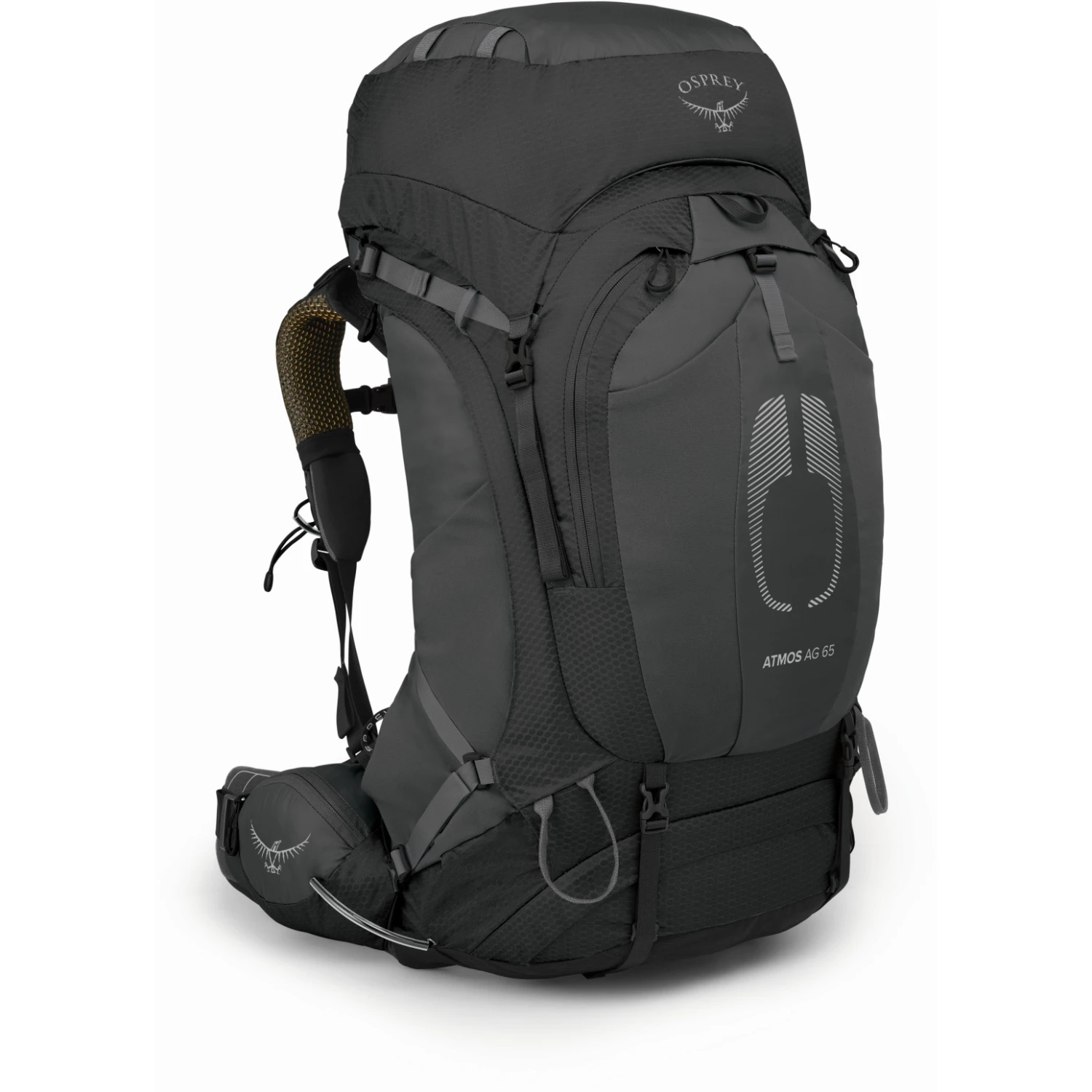 Osprey Atmos AG 65 Backpack - Black 3 Osprey Atmos AG 65 Backpack - Black