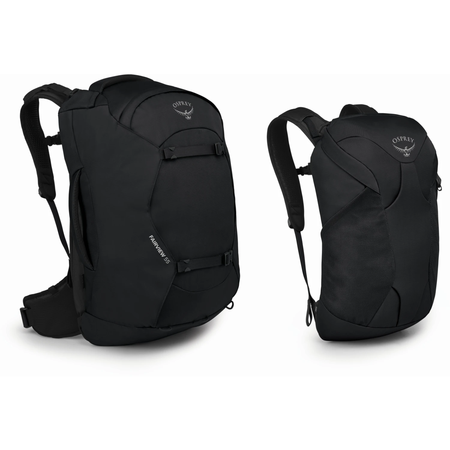 Osprey Fairview 55 Women's Backpack - Black 5 Osprey Fairview 55 Women's Backpack - Black - Image 3