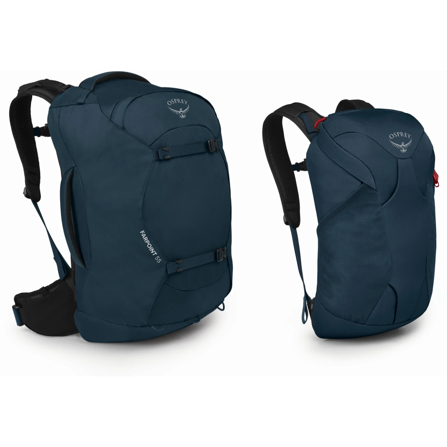 Osprey Farpoint 55 Backpack - Muted Space Blue 7 Osprey Farpoint 55 Backpack - Muted Space Blue - Image 5