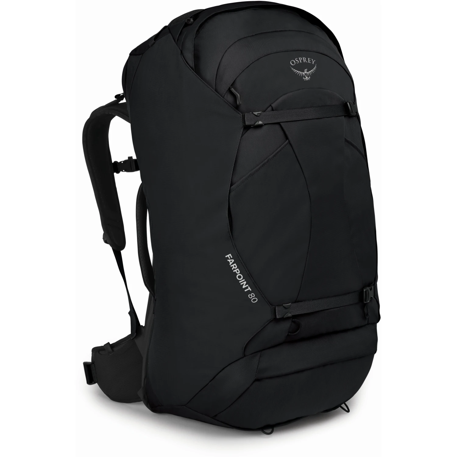Osprey Farpoint 80 Backpack - Black 3 Osprey Farpoint 80 Backpack - Black
