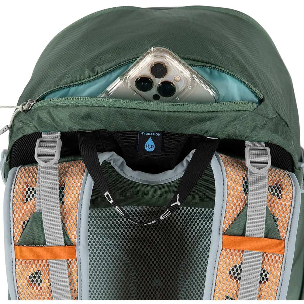 Osprey Hikelite 26 Backpack - Pine Leaf Green 11 Osprey Hikelite 26 Backpack - Pine Leaf Green - Image 9