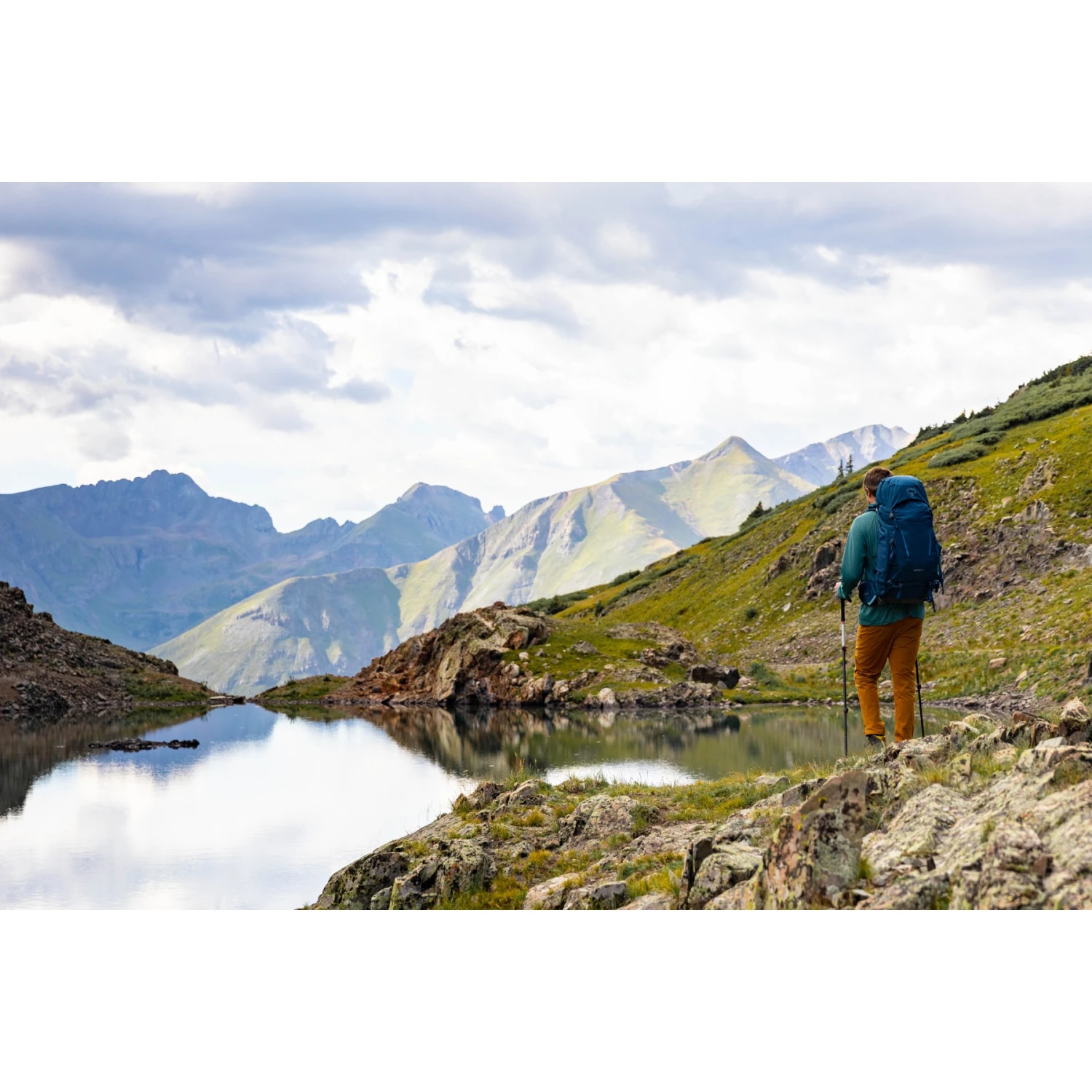 Osprey Kestrel 38 Backpack - Atlas Blue - S/M 8 Osprey Kestrel 38 Backpack - Atlas Blue - S/M - Image 6