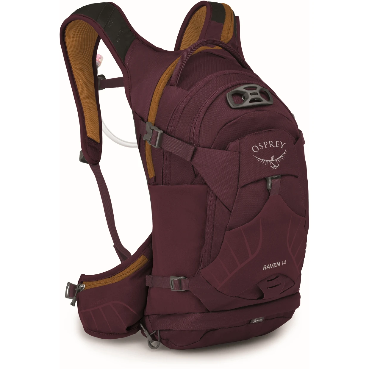 Osprey Raven 14 Women's Backpack + Hydration Bladder - Aprium Purple 3 Osprey Raven 14 Women's Backpack + Hydration Bladder - Aprium Purple