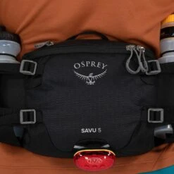 Osprey Savu 5 Waist Pack - Black 2022 -Backpack Shop osprey savu 5 waist pack black 6 987317