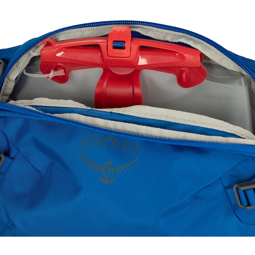 Osprey Seral 4 Waist Pack + Hydration Bladder - Postal Blue 10 Osprey Seral 4 Waist Pack + Hydration Bladder - Postal Blue - Image 8