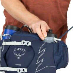 Osprey Talon 6 Waist Bag - Ceramic Blue -Backpack Shop osprey talon 6 lumbar hydration belt ceramic blue 21 986260 2
