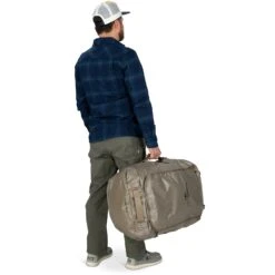 Osprey Transporter 95L Duffle Bag - Tan Concrete -Backpack Shop osprey transporter 95 7 1519548